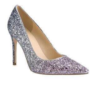Marc fisher pointed toe glitter ombré pumps